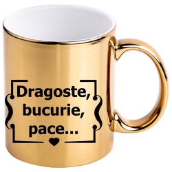 Cana auriu metalizat, Dragoste, Bucurie, Pace